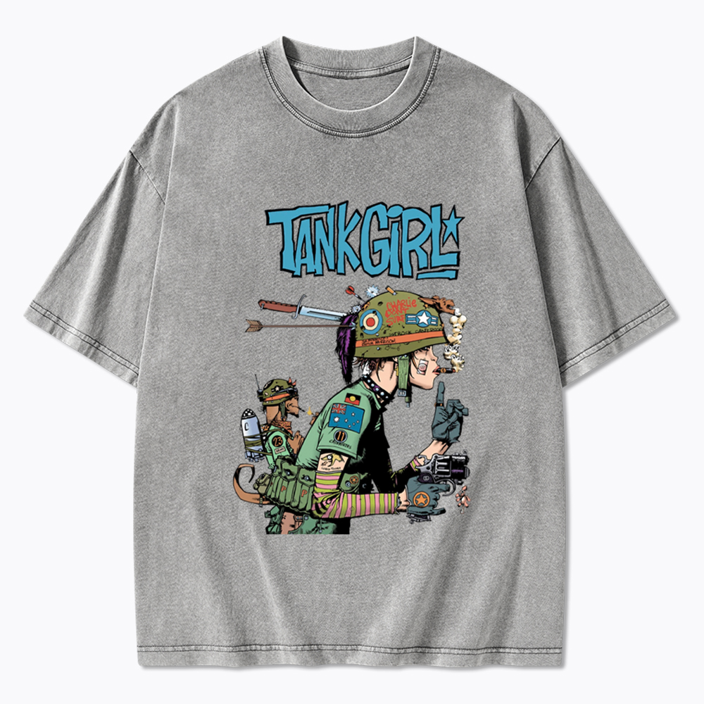 Punk Girl Washed T-Shirt