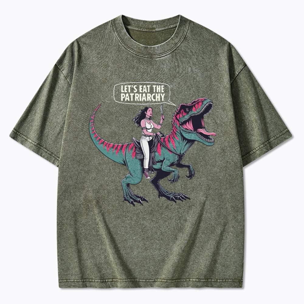 Eat The Patriarchy Washed T-Shirt