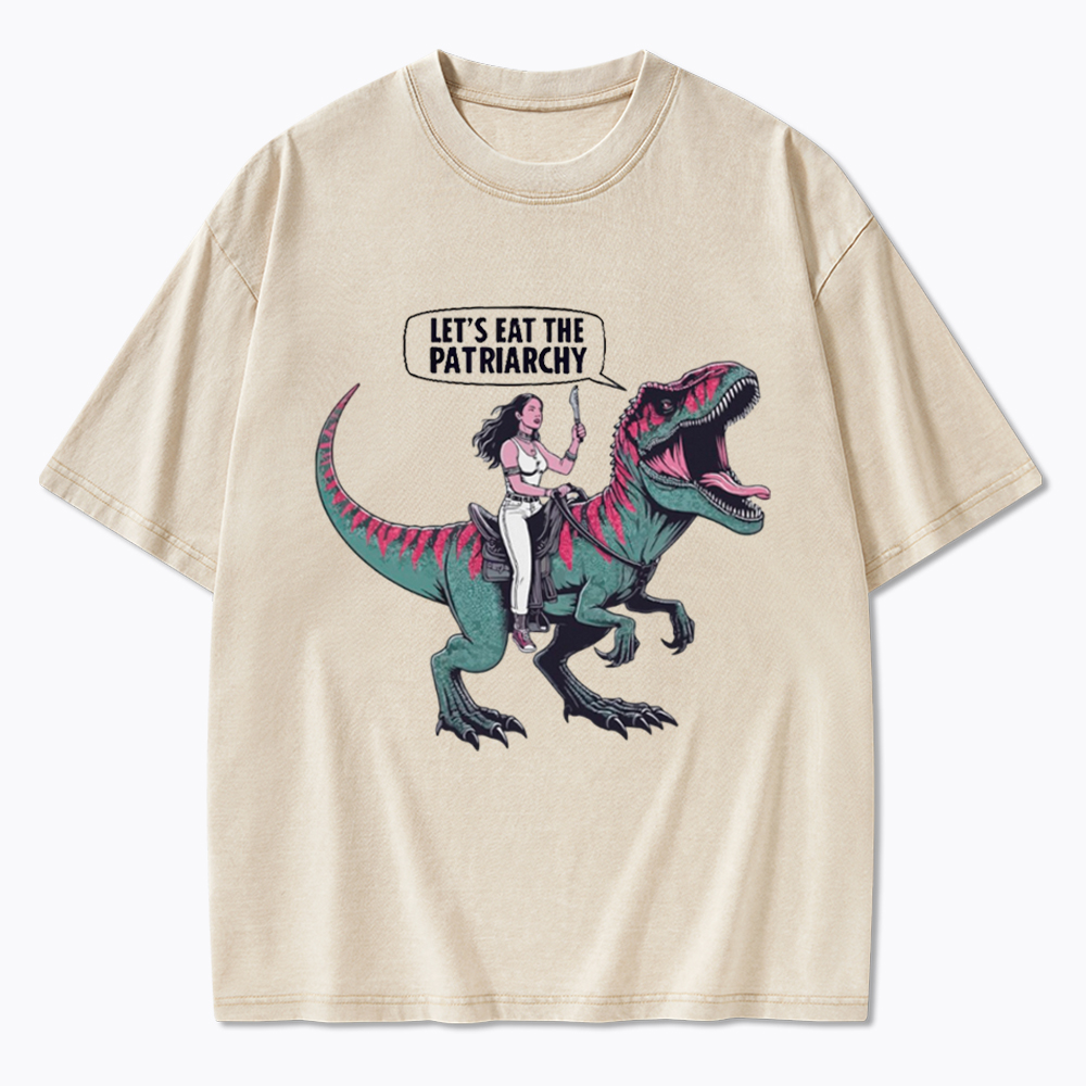 Eat The Patriarchy Washed T-Shirt