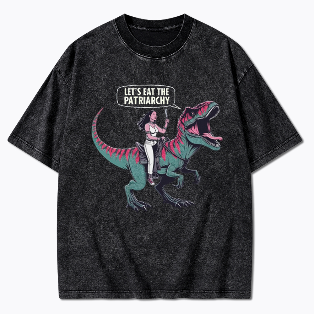 Eat The Patriarchy Washed T-Shirt