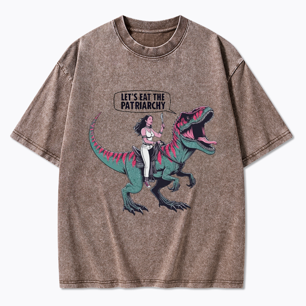 Eat The Patriarchy Washed T-Shirt