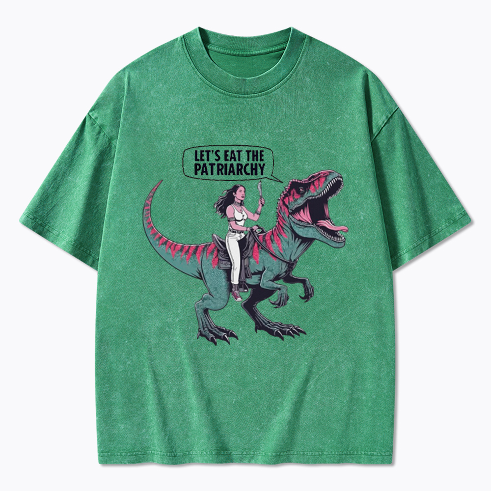 Eat The Patriarchy Washed T-Shirt