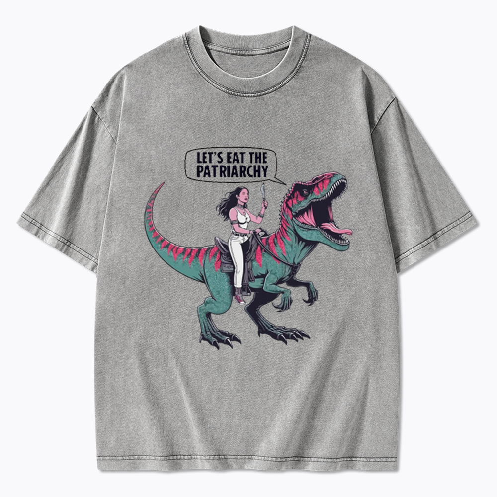 Eat The Patriarchy Washed T-Shirt