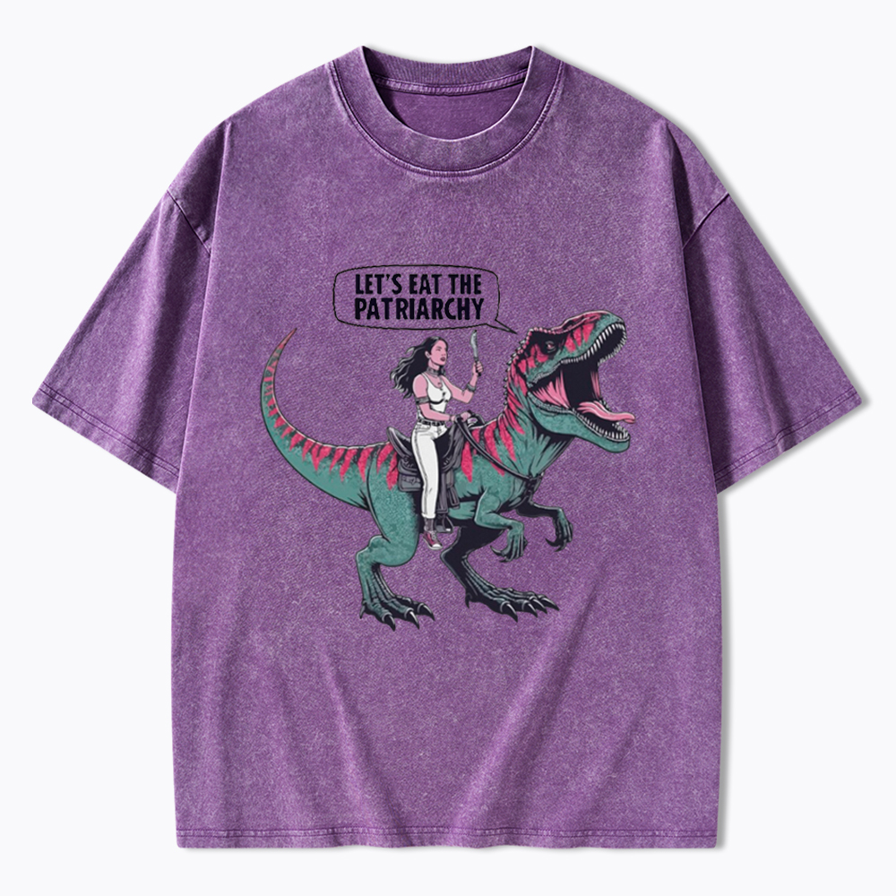 Eat The Patriarchy Washed T-Shirt