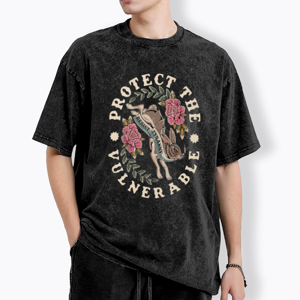 Protect The Vulnerable Washed T-Shirt