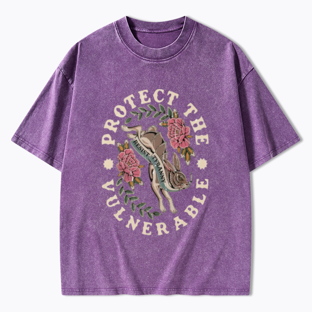 Protect The Vulnerable Washed T-Shirt