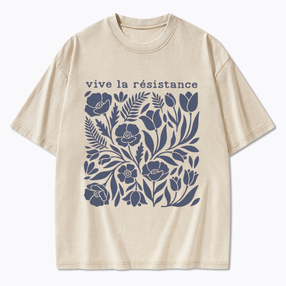 Stay Strong Floral Washed T-Shirt