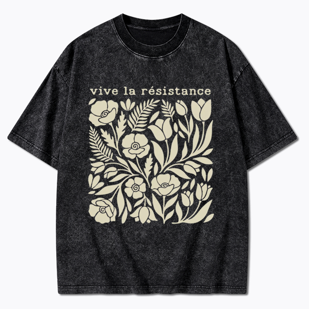 Stay Strong Floral Washed T-Shirt