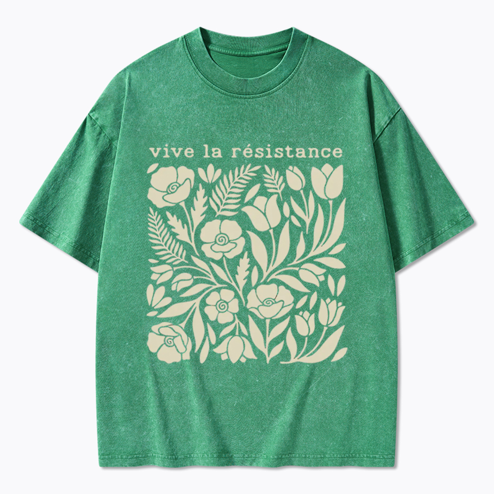 Stay Strong Floral Washed T-Shirt