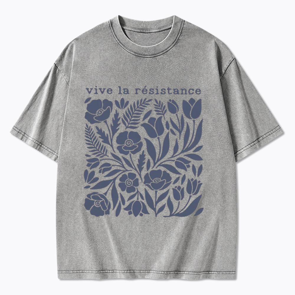 Stay Strong Floral Washed T-Shirt
