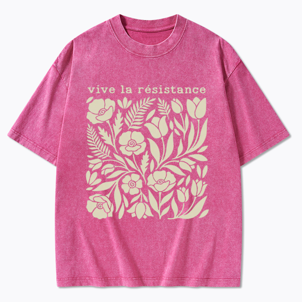 Stay Strong Floral Washed T-Shirt