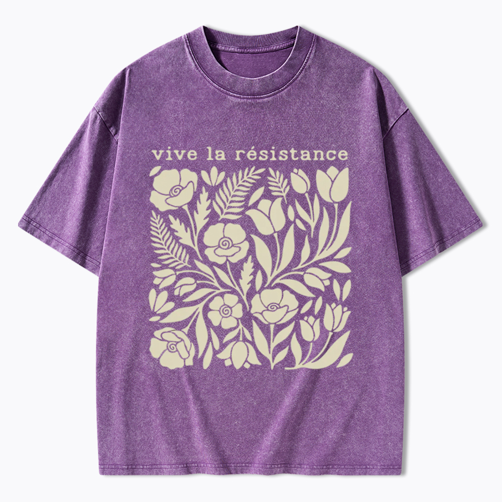 Stay Strong Floral Washed T-Shirt
