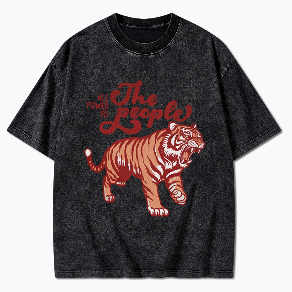 All Power To The People Washed T-Shirt