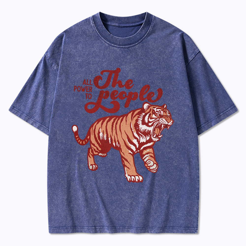 All Power To The People Washed T-Shirt