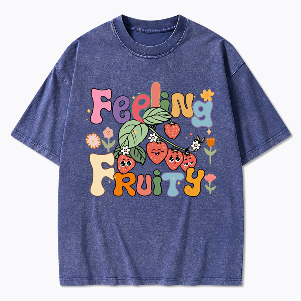 Feeling Fruity Lesbian Rights Washed T-Shirt
