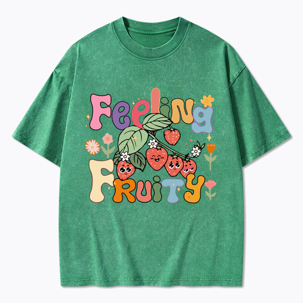 Feeling Fruity Lesbian Rights Washed T-Shirt