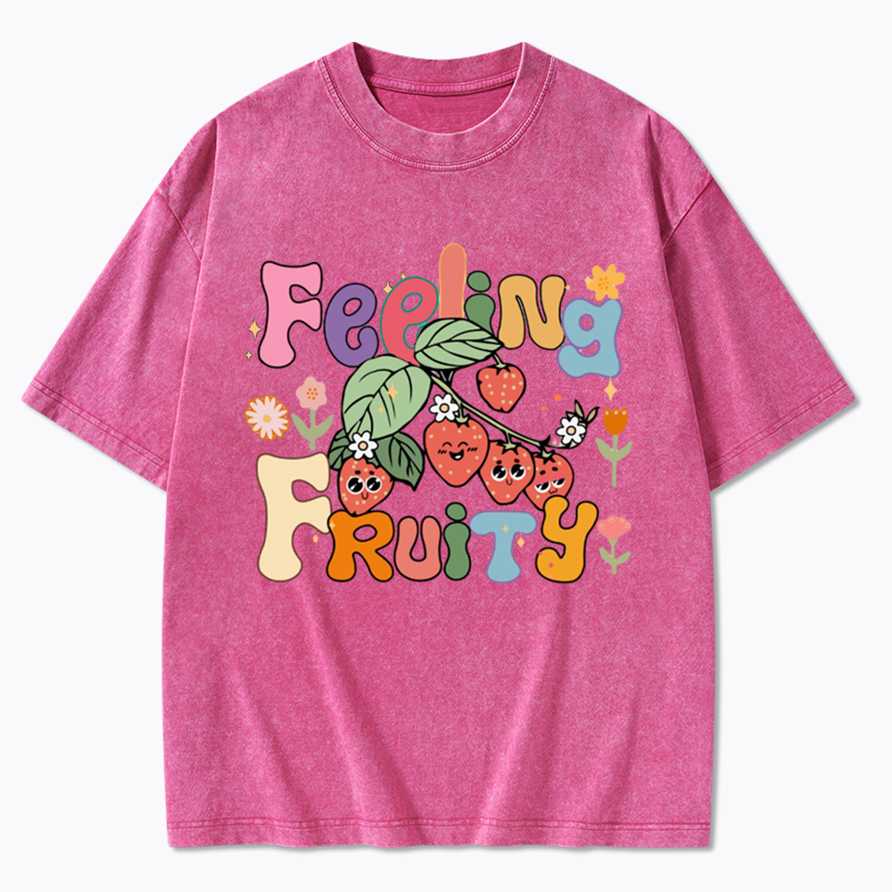 Feeling Fruity Lesbian Rights Washed T-Shirt