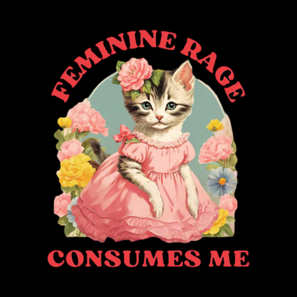 Feminine Rage V-Neck Classic T-Shirt