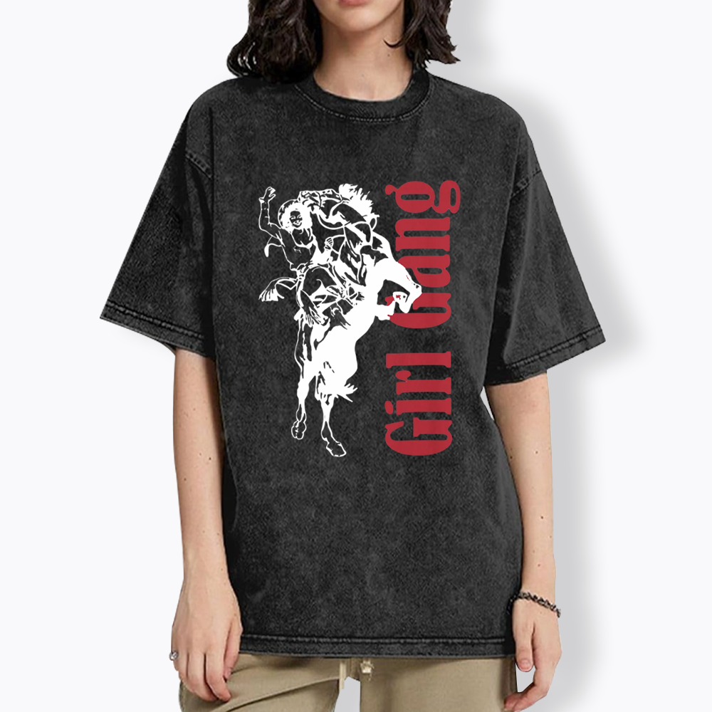 Girl Gang Washed T-Shirt