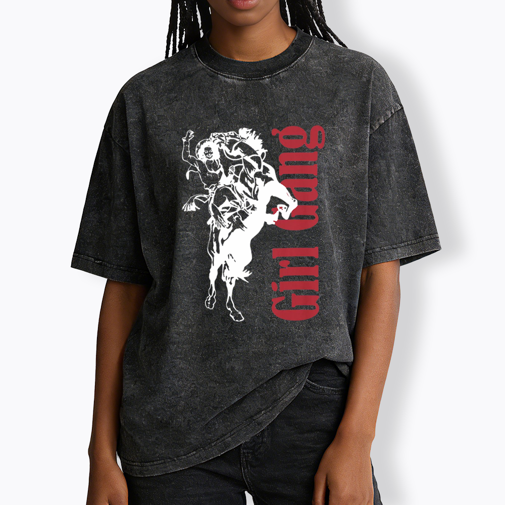 Girl Gang Washed T-Shirt