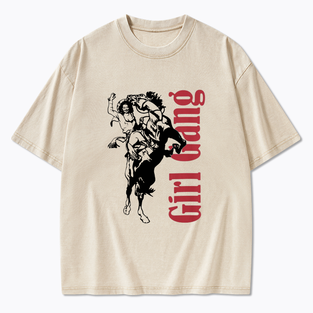 Girl Gang Washed T-Shirt