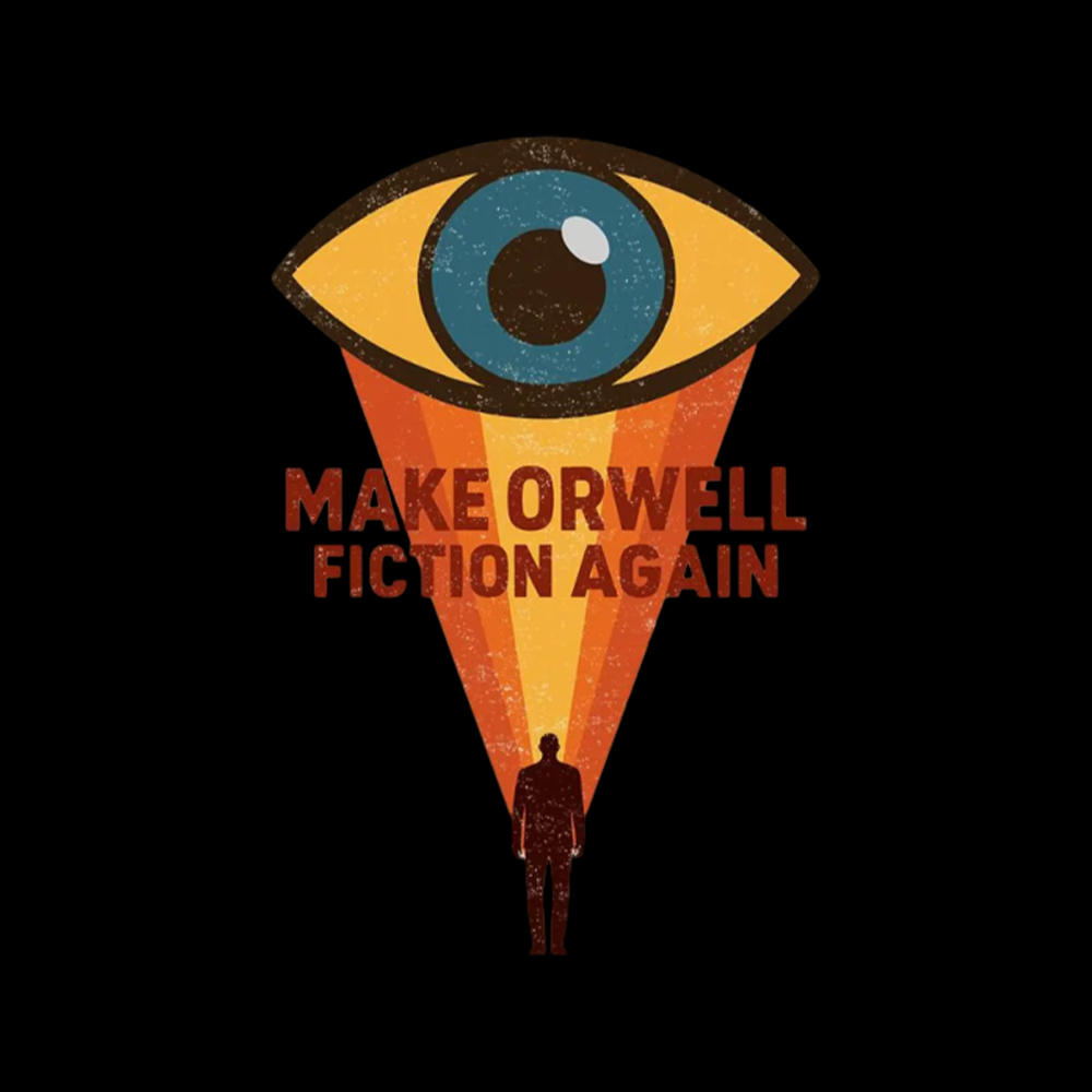 Make Orwell Fiction Again Washed T-Shirt