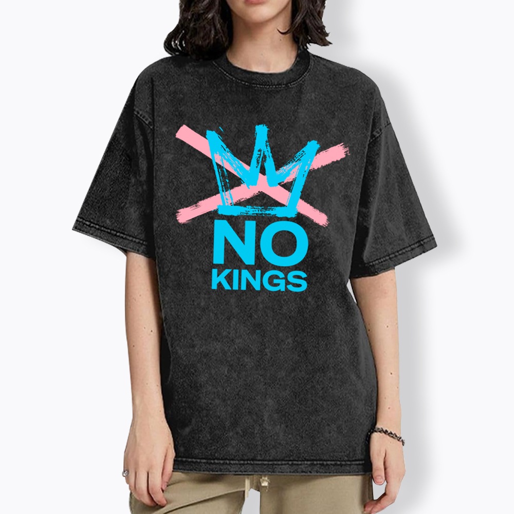NO KINGS Washed T-Shirt