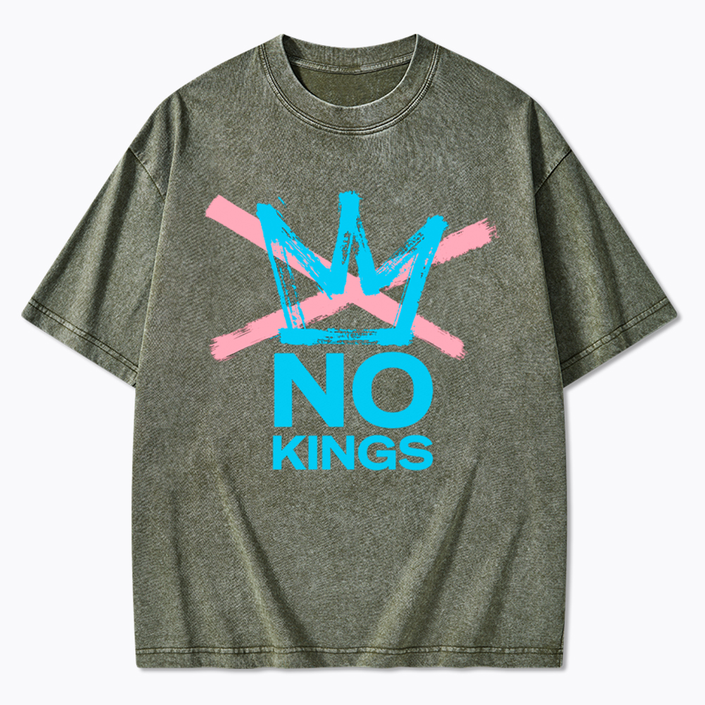 NO KINGS Washed T-Shirt