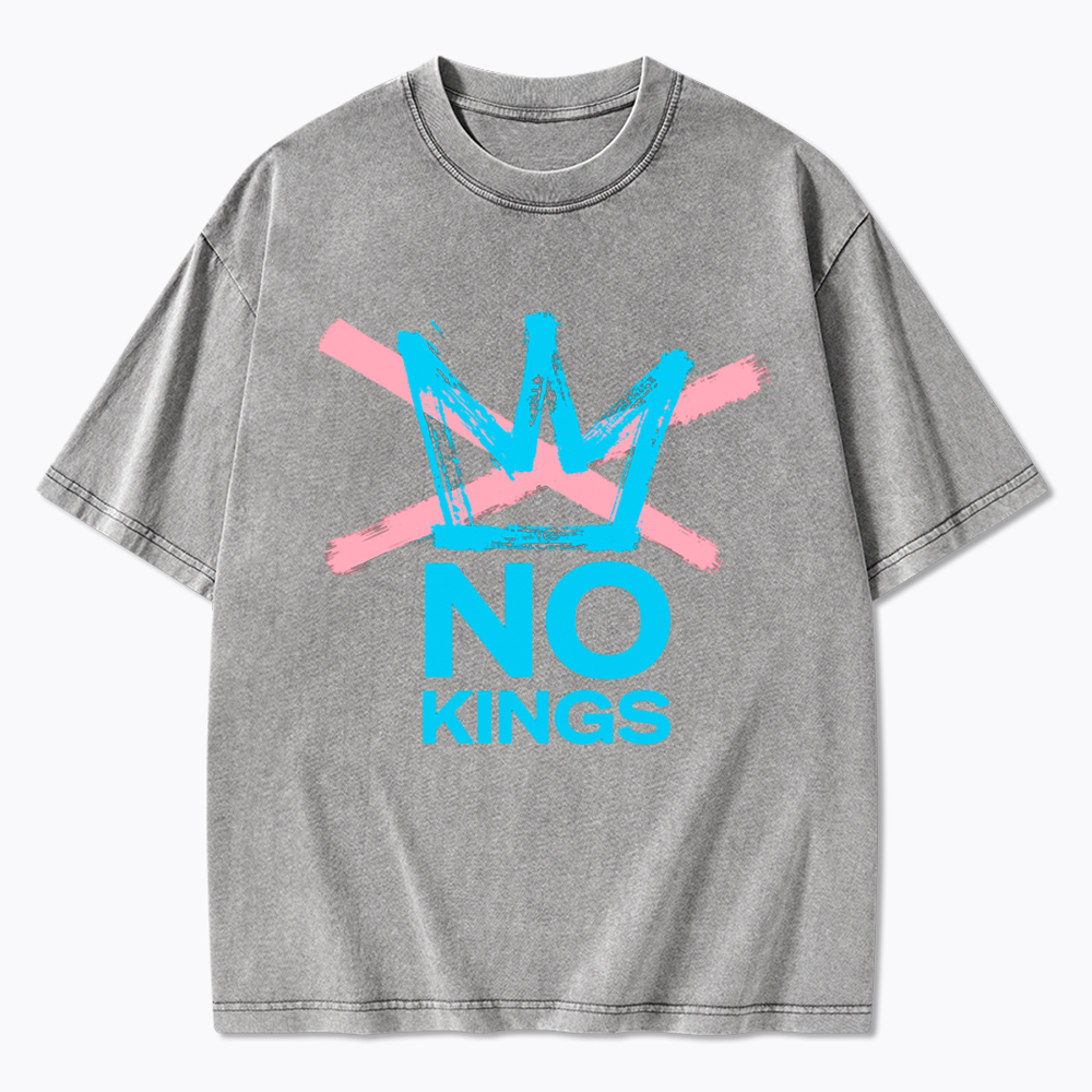 NO KINGS Washed T-Shirt