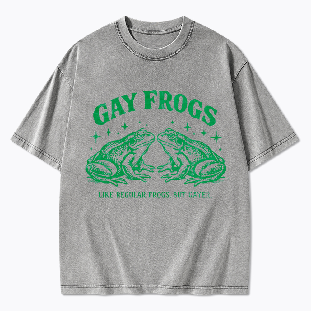 Vintage Gay Frog Washed T-Shirt