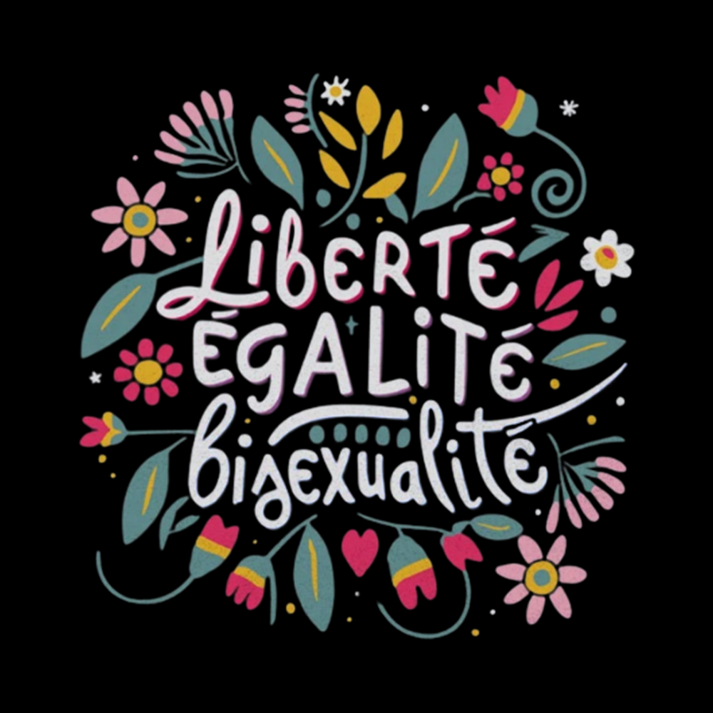 Liberté Égalité Bisexualité Cropped T-Shirt