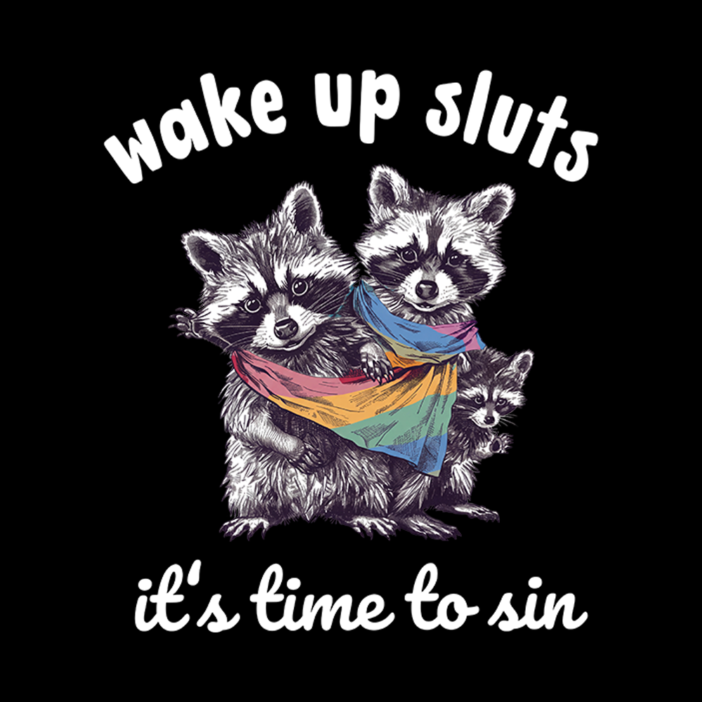 Wake up Sluts it's time to sin V-Neck Classic T-Shirt