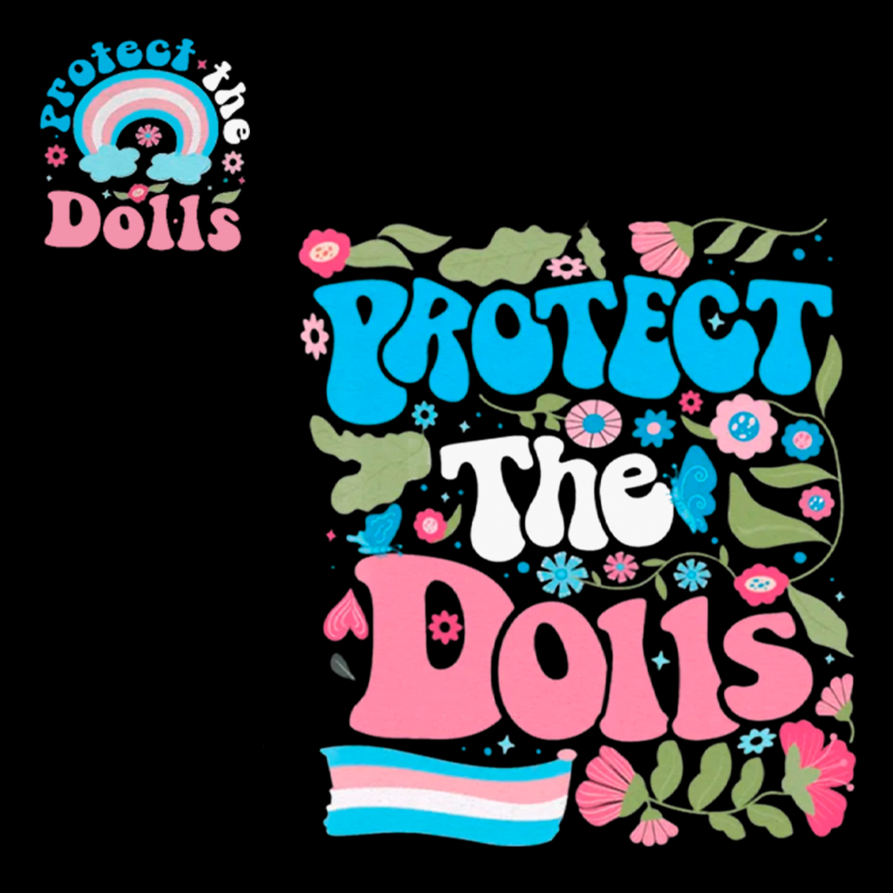 Protect The Dolls Trans Pride Washed T-Shirt