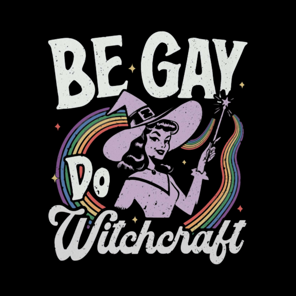 Be Gay Do Witchcraft Cropped T-Shirt
