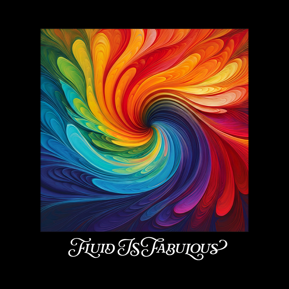 Rainbow Swirl Pride Washed T-Shirt