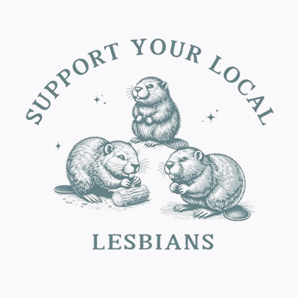 Support Your Local Lesbians Washed T-Shirt