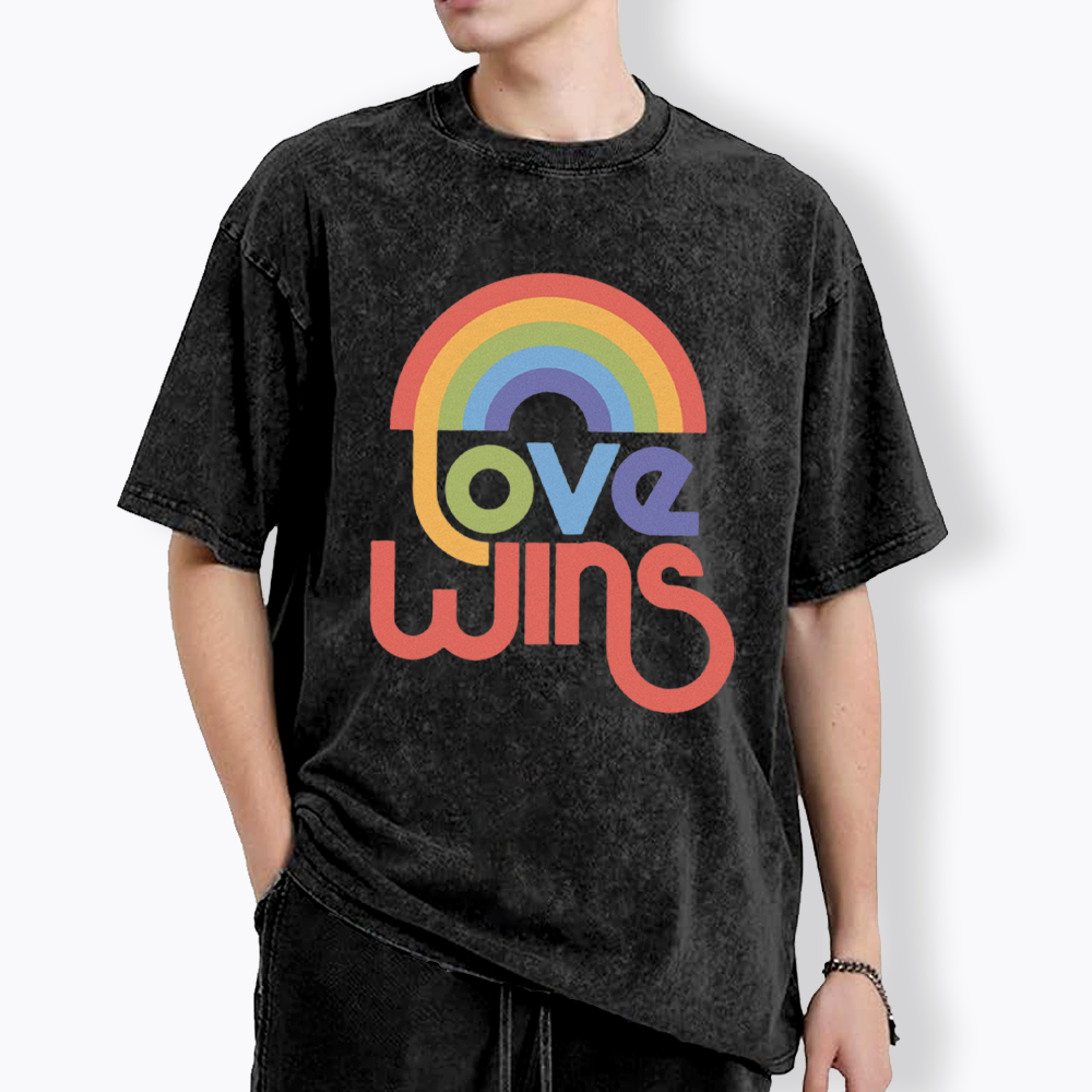Love Wins Washed T-Shirt