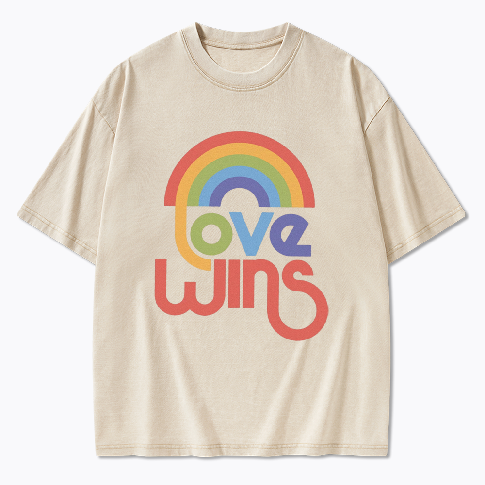 Love Wins Washed T-Shirt