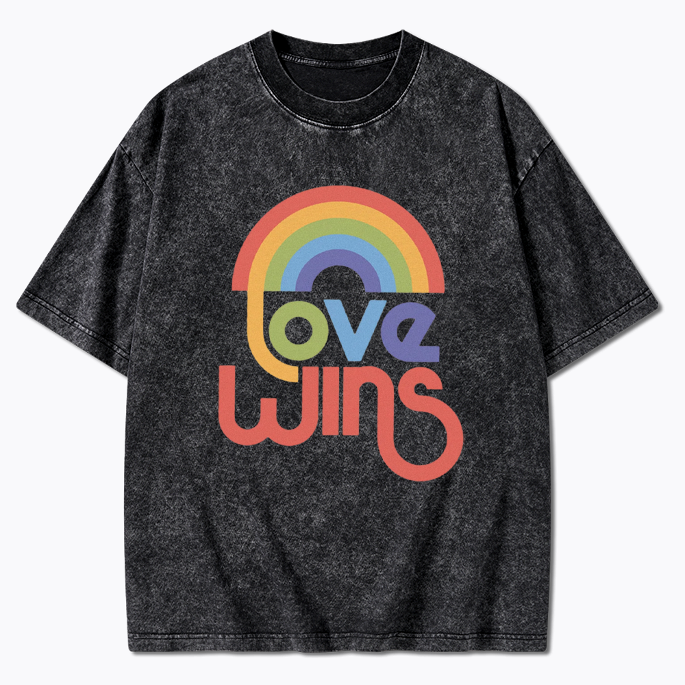 Love Wins Washed T-Shirt