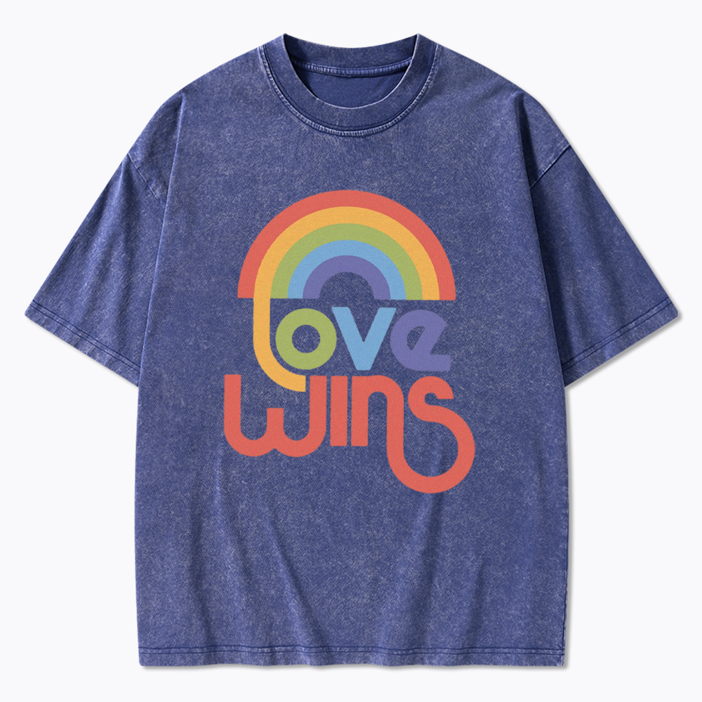 Love Wins Washed T-Shirt