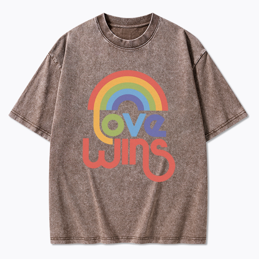 Love Wins Washed T-Shirt