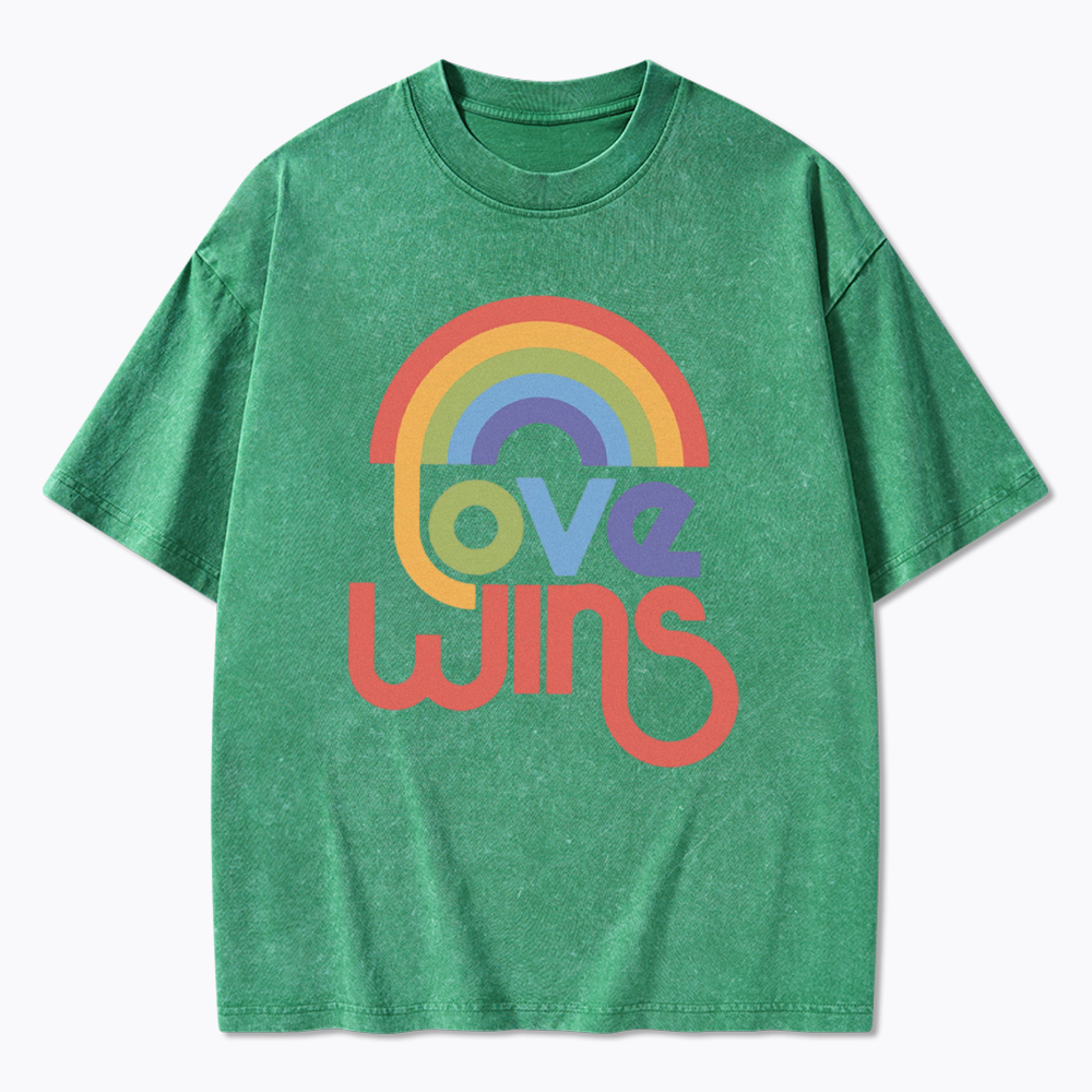 Love Wins Washed T-Shirt