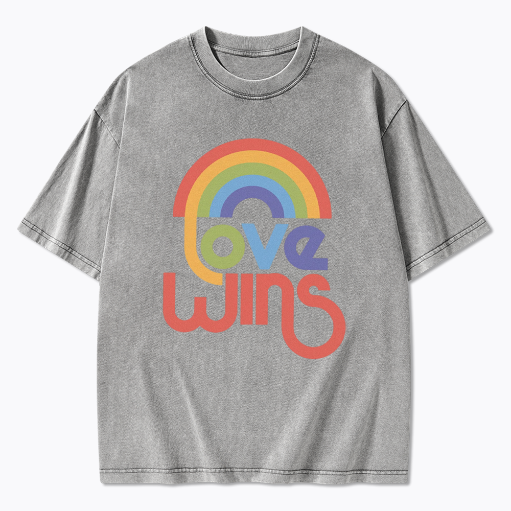 Love Wins Washed T-Shirt