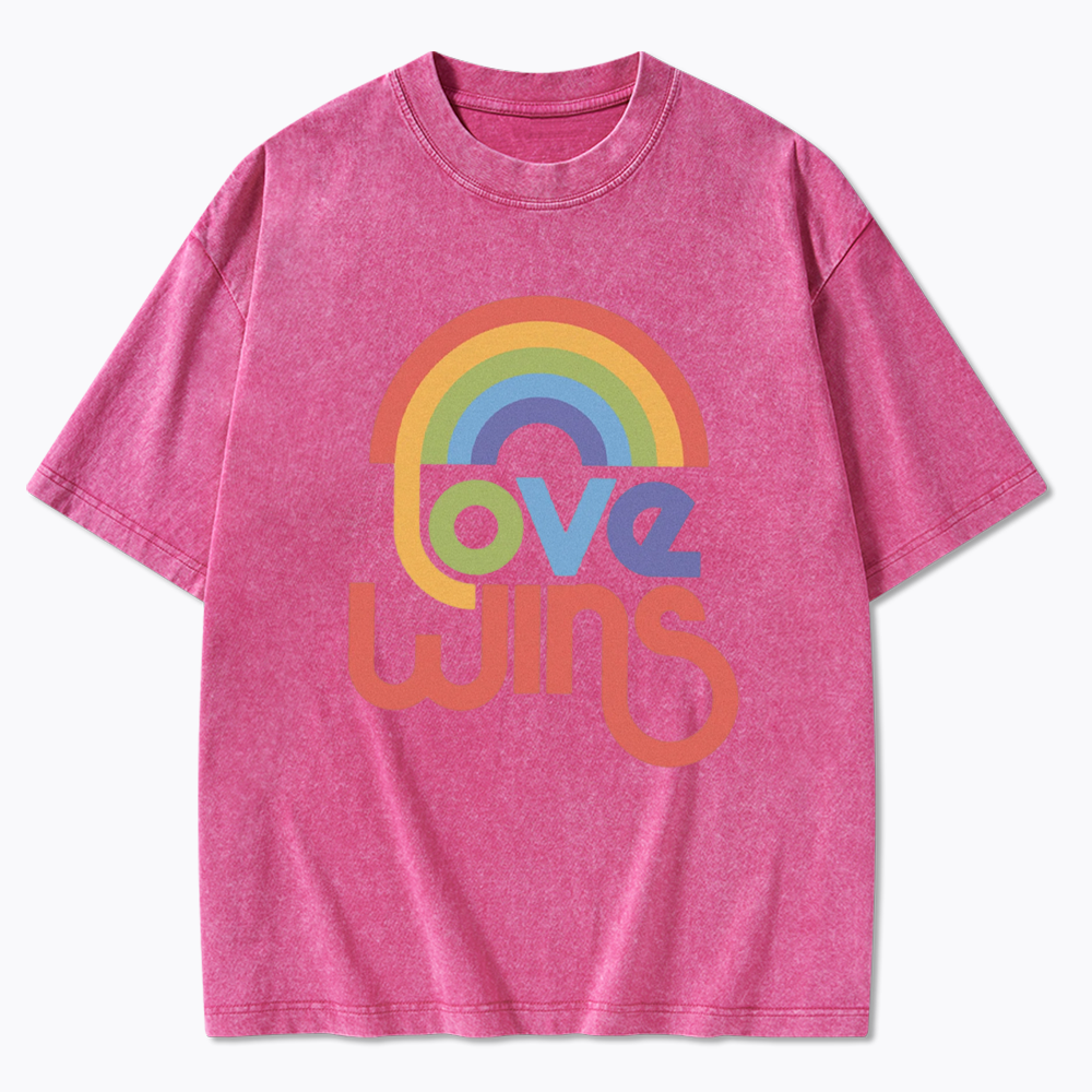 Love Wins Washed T-Shirt