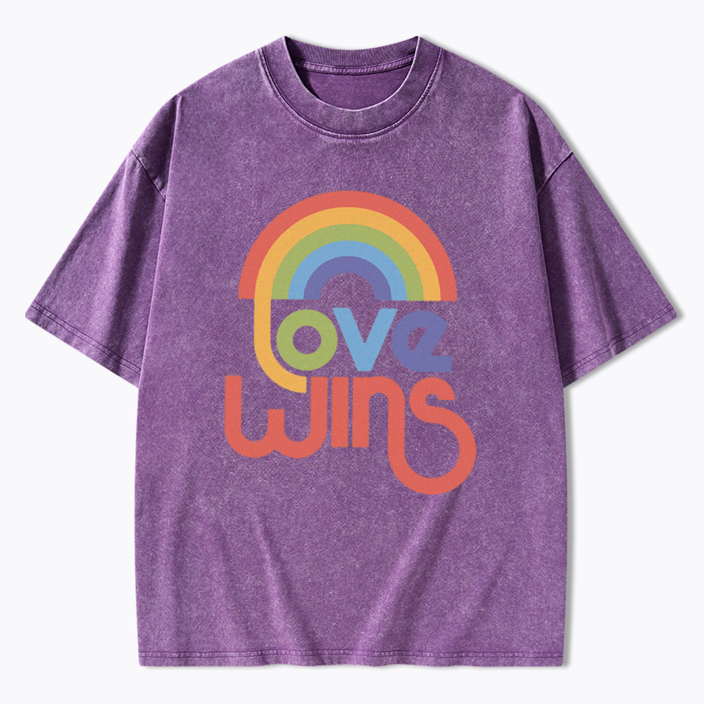Love Wins Washed T-Shirt