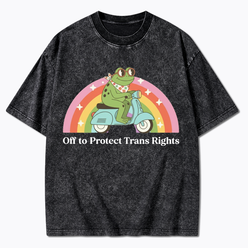 Protect Trans Rights Washed T-Shirt