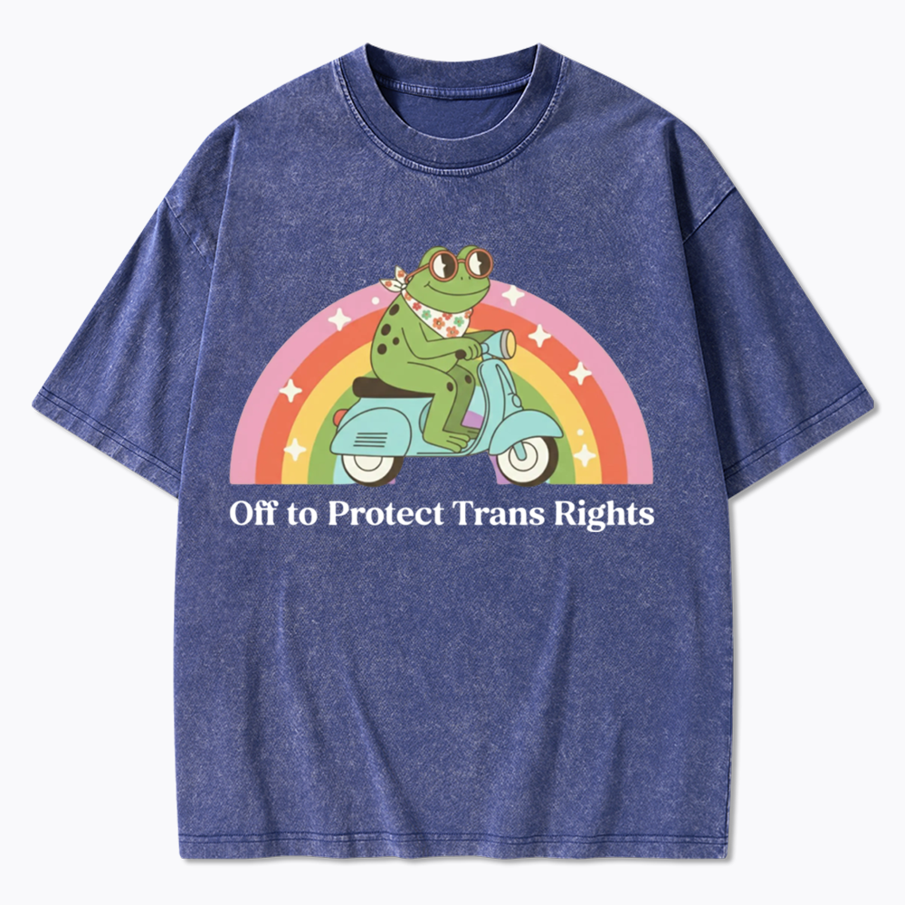 Protect Trans Rights Washed T-Shirt