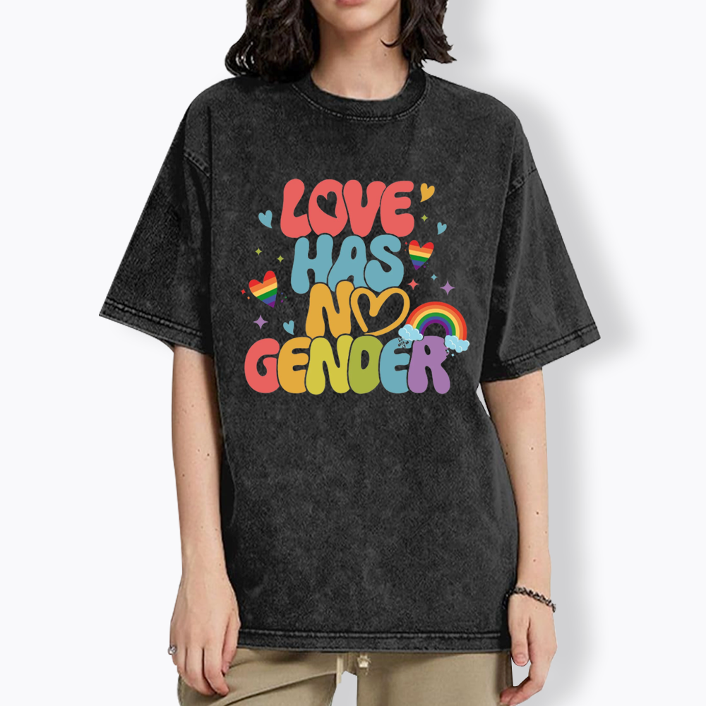 Love Has No Gender Washed T-Shirt