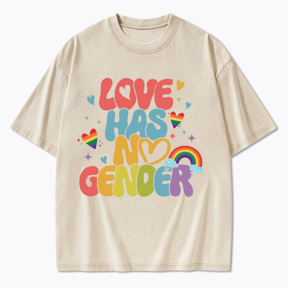 Love Has No Gender Washed T-Shirt