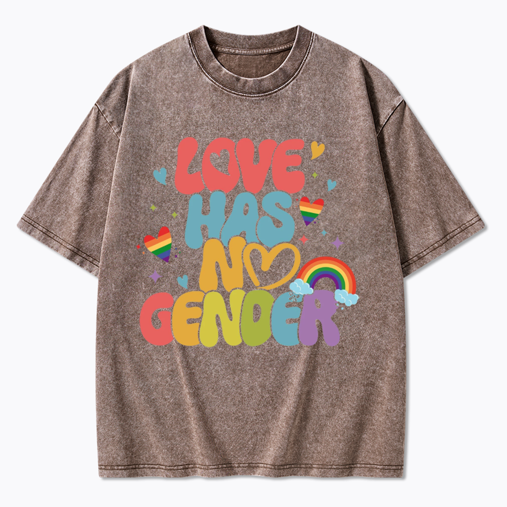 Love Has No Gender Washed T-Shirt